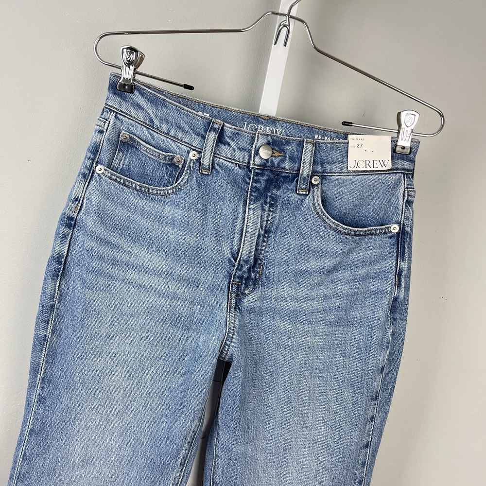 J. Crew High Rise '96 Flare Jeans Womens 27 Retro Style‎ Denim New NWT